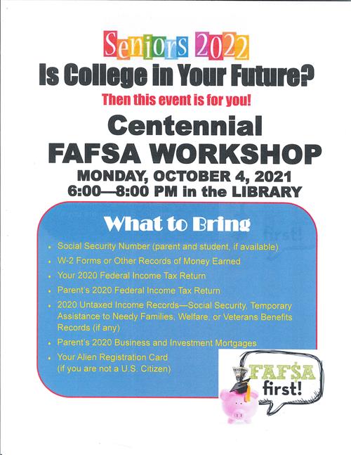 cehs fafsa workshop